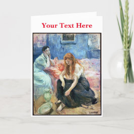 Tarjeta De Agradecimiento Dos Chicas (c.1894) de Berthe Morisot