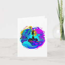 Tarjeta De Agradecimiento Dos mujeres