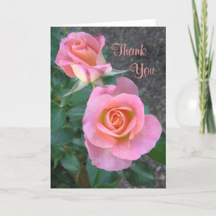 Tarjeta de agradecimiento "Dos Rosas"
