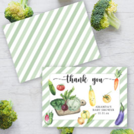 Tarjeta De Agradecimiento Doy las gracias por la ducha de bebé que ha crecid