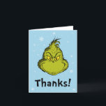 Tarjeta De Agradecimiento Dr. Seuss | Grinch Winthday Birthday Gracias<br><div class="desc">Gracias a toda tu familia y amigos por venir a la fiesta de cumpleaños de tu hijo este año con estas adorables tarjetas de agradecimiento de cumpleaños Grinch. Personalice agregando un mensaje de agradecimiento al personalizado.</div>