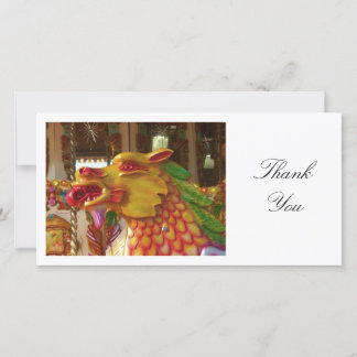Tarjeta De Agradecimiento Dragón de paso - Gracias