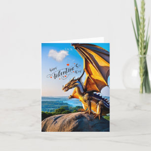 Tarjeta De Agradecimiento Dragón fantasmal feliz día de San Valentín