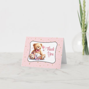 Tarjeta De Agradecimiento Dream Bear Baby Shower