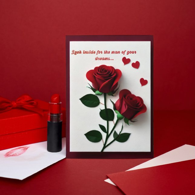 Tarjeta De Agradecimiento Dream Guy Naughty Funny Girly Valentine Card (Subido por el creador)