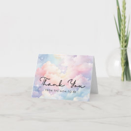 Tarjeta De Agradecimiento Dreamy Cloud Nueve Baby Shower