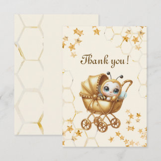 Tarjeta De Agradecimiento ducha de bebe