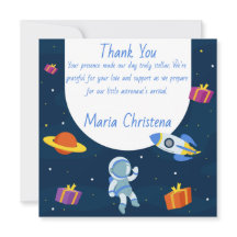 Ducha de bebé para el pequeño astronauta