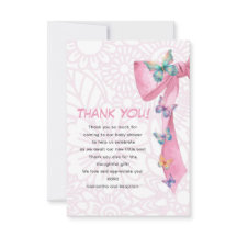 Ducha de bebé rosa de mariposa