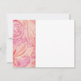 Tarjeta De Agradecimiento Ducha De Boda Gracias Flores Frescas