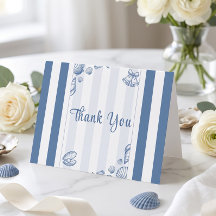 Ducha de Novia Caracola Azul Náutico Personalizado