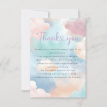 Ducha de Novia Colores Pastel Está en la Nube Nuev