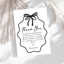 Ducha de Novia con Lazo Coquette Dibujado a Mano