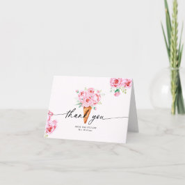 Tarjeta De Agradecimiento Ducha de Novia de Helado Servido
