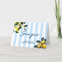 Ducha de Novia de Limón Italiano