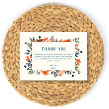 Ducha de Novia Floral Naranja Blooming Botanicals