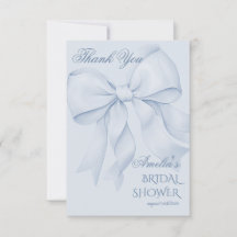 Ducha de Novia Minimal Azul Polvoriento