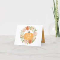 Ducha de Novia Otoño Floral de Calabaza Enamórate