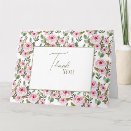 Tarjeta De Agradecimiento Ducha De Novias Gratuita.