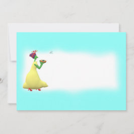 Tarjeta De Agradecimiento Duende atrapando ovni