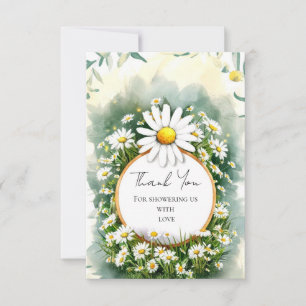 Tarjeta De Agradecimiento Dulce Baby Shower Personalizado de Daisy Encantada
