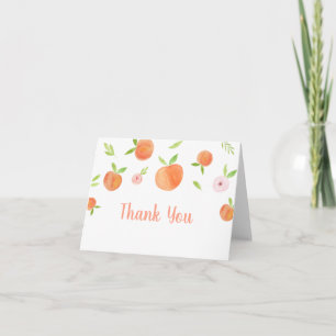 Tarjeta De Agradecimiento Dulce como Cumpleaños De Peach