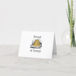 Tarjeta De Agradecimiento "Dulce como Miel"