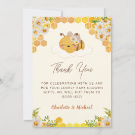 Tarjeta De Agradecimiento Dulce como puede ser Baby Shower