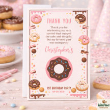 Dulce Donut Cumpleaños 1er Fiesta | Donut Adorable