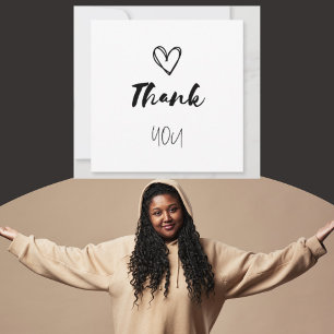 Tarjeta De Agradecimiento Dulce Gracias Corazón