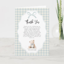 Dulce Oso Azul Baby Shower