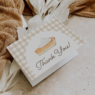 Tarjeta De Agradecimiento Dulce Pastelito de Otoño Baby Shower