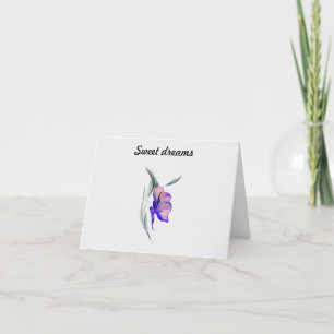Tarjeta De Agradecimiento Dulces sueños