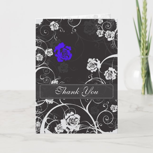 Tarjeta de agradecimiento Dusk Blue (Anverso)