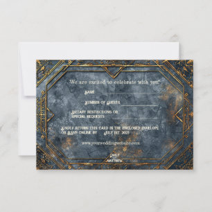 Tarjeta De Agradecimiento Dwarven Splendor Fantasy Boda
