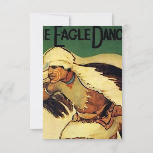Tarjeta De Agradecimiento “Eagle Dancer” Western Art by Gerald Cassidy