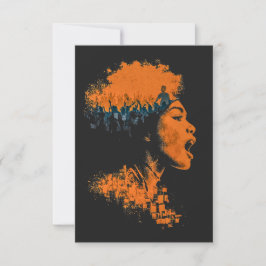 Tarjeta De Agradecimiento Echo of the Crowd