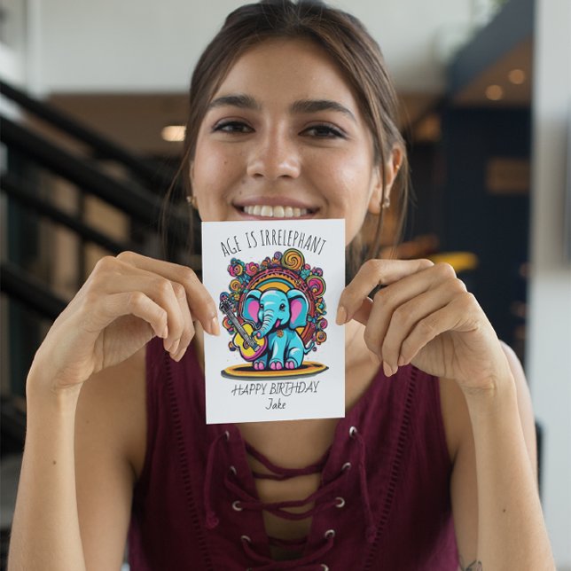 Tarjeta De Agradecimiento Edad Irrelevante: Jake de cumpleaños feliz (Subido por el creador)