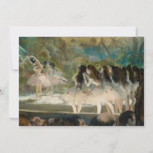 Tarjeta De Agradecimiento Edgar Degas - Ballet en la ópera de París