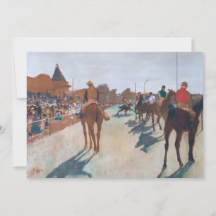 Tarjeta De Agradecimiento Edgar Degas - La Parada