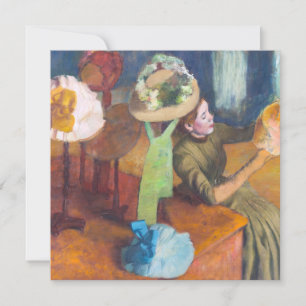 Tarjeta De Agradecimiento Edgar Degas - La tienda de sombreros