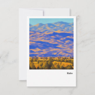 Tarjeta De Agradecimiento Edición limitada Idaho Notecard