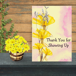 Tarjeta De Agradecimiento Editable Thank You Card for Therapy Clients Simple