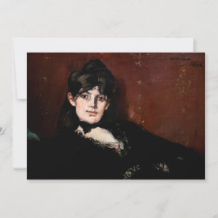 Tarjeta De Agradecimiento Edouard Manet - Berthe Morisot Reclinada