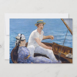 Tarjeta De Agradecimiento Edouard Manet - Embarcación