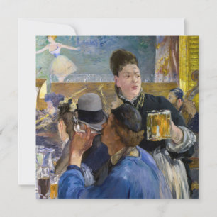 Tarjeta De Agradecimiento Edouard Manet - Esquina de un Café-Concert