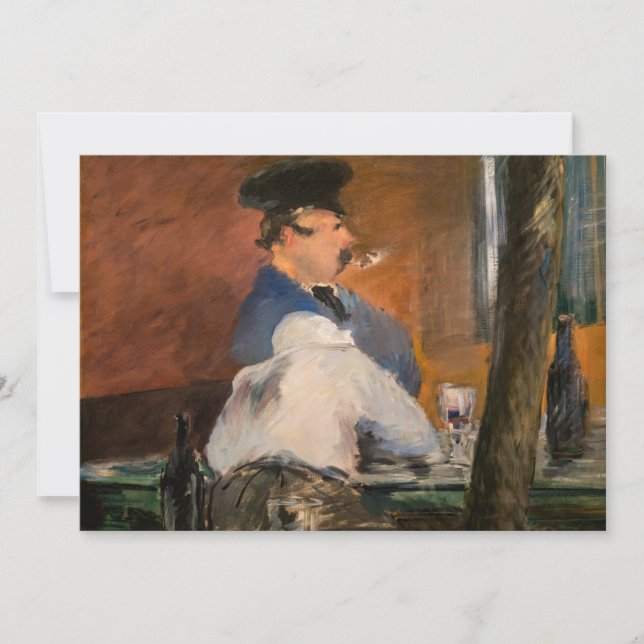 Tarjeta De Agradecimiento Edouard Manet - The Bar, Le Bouchon (Anverso)