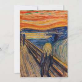 Tarjeta De Agradecimiento Edvard Munch - El Grito 1893
