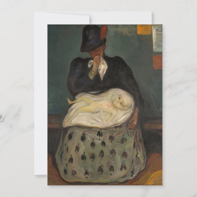Tarjeta De Agradecimiento Edvard Munch - Herencia (Anverso)