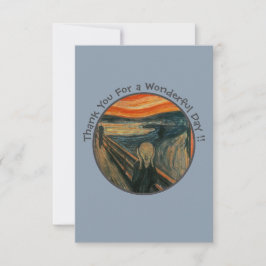 Tarjeta De Agradecimiento Edvard Munch La Colección Elementos De La Fiesta D